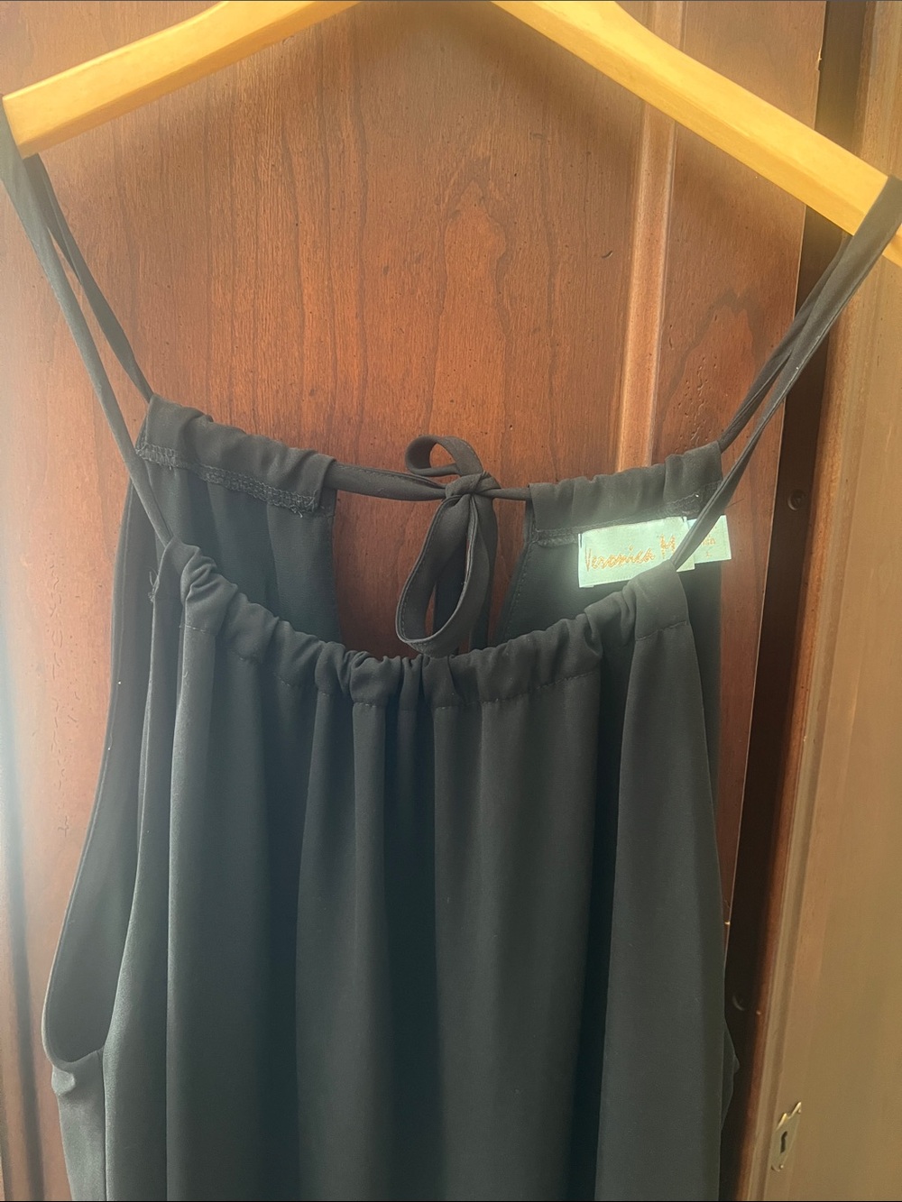 VERONICA M Black Sundress L - Picture 3 of 5